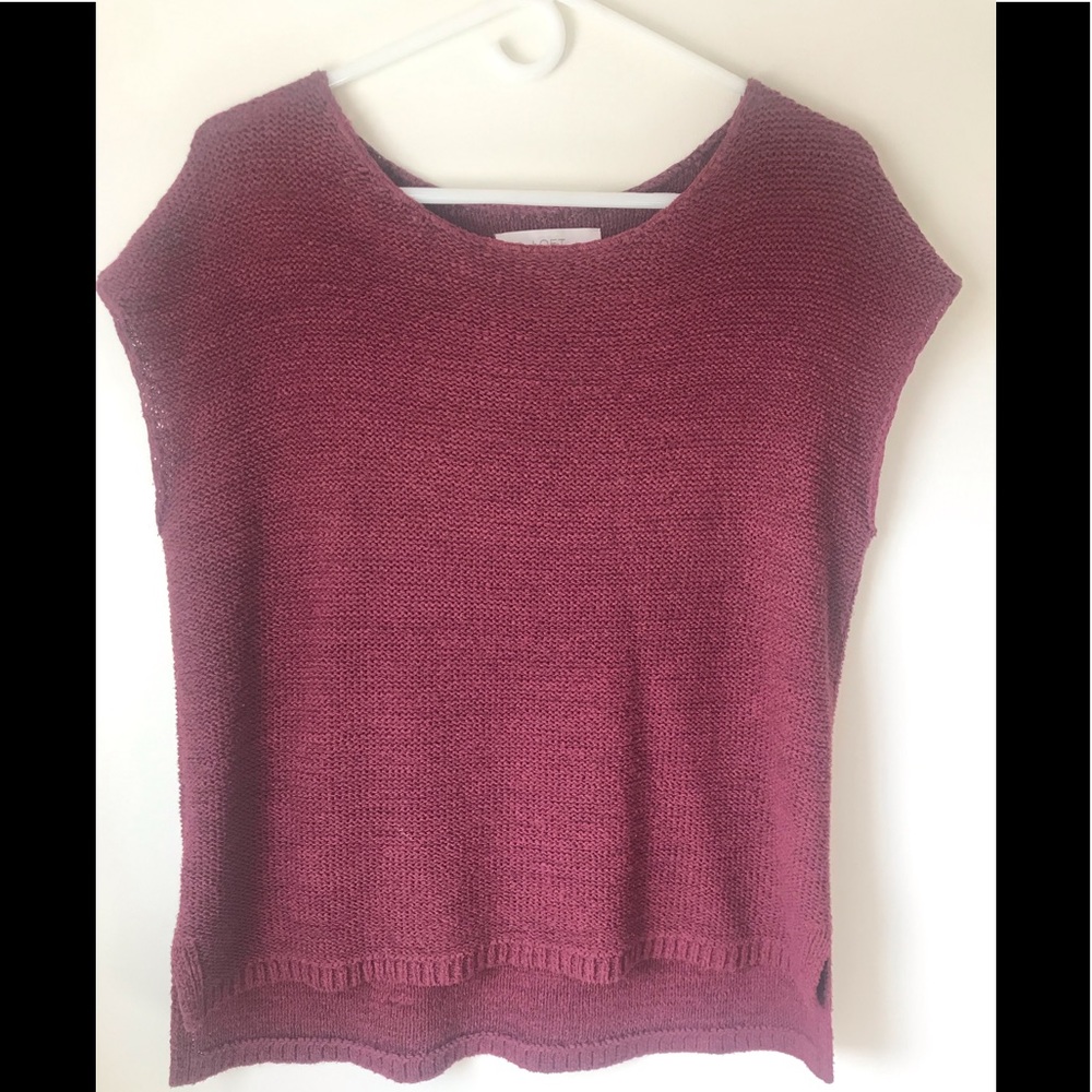 Loft short sleeve sweater